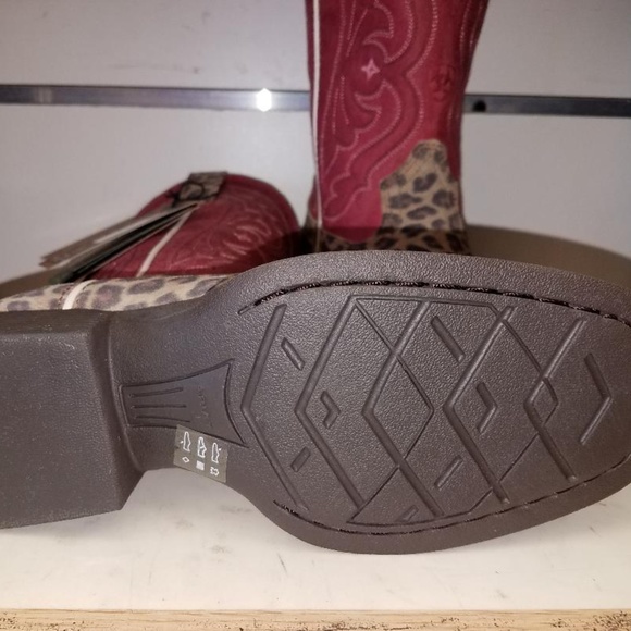 New Ariat 10010916 Quickdraw Kids Cowgirl Boot - Picture 3 of 3